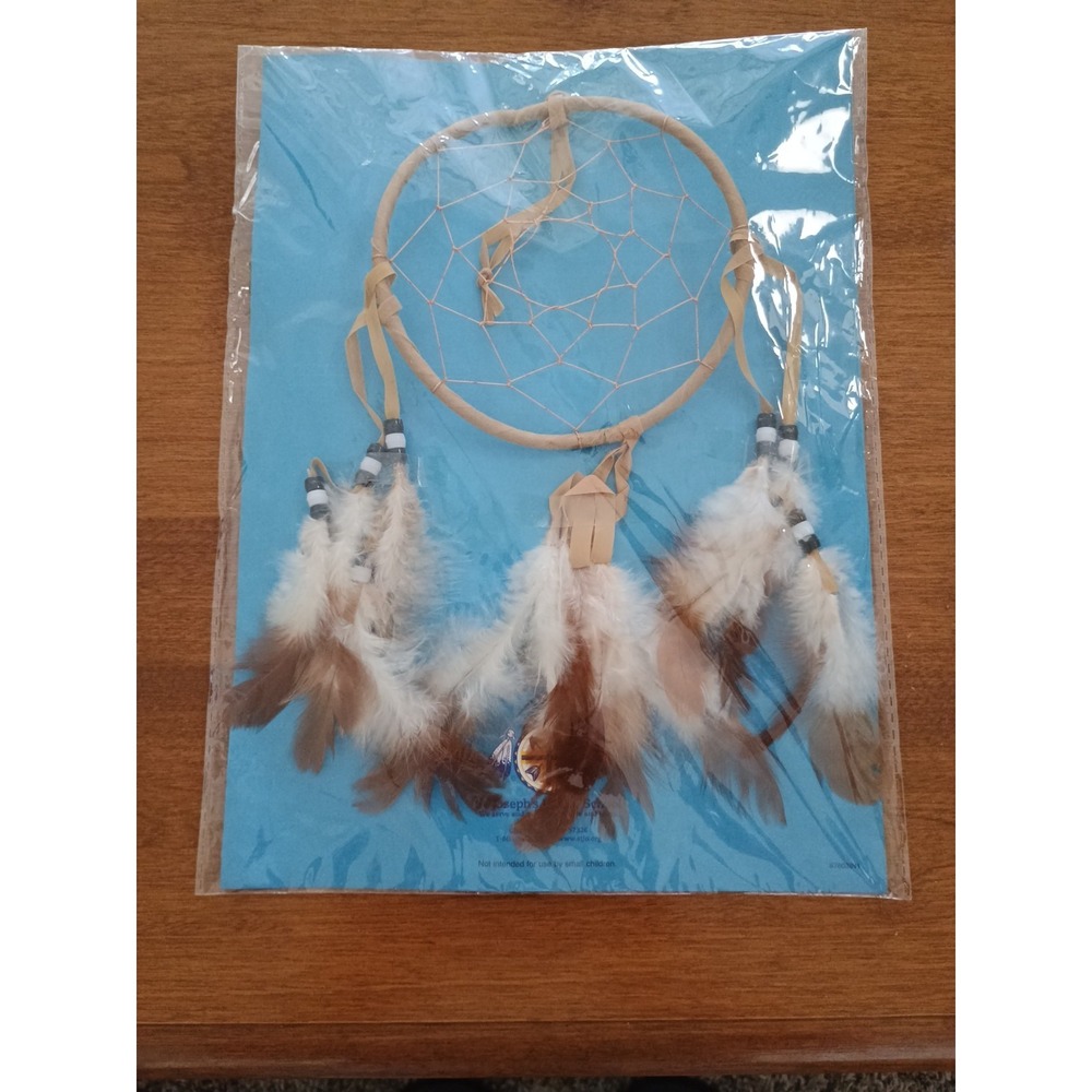 NEW SEALED Native American‎ Dreamcatcher Hand Made Lakota Sioux Tribe Feathers